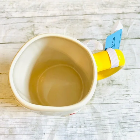 Disney Pixar “Up” Rae Dunn Yellow Coffee Mug/Cup - Adventure Is Out There - Picture 4 of 6